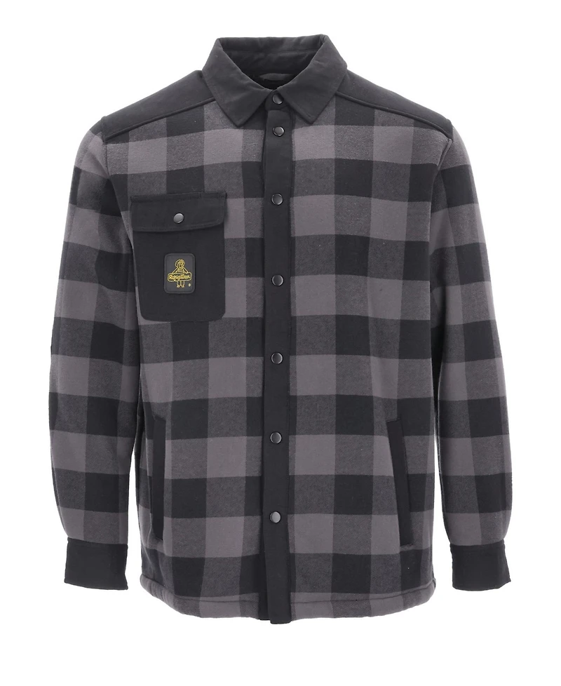 RefrigiWear Men's Heavyweight Flannel Work Shirt