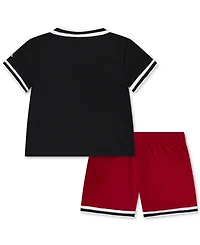 Jordan Baby Boys Matching Taping Mesh T-Shirt & Shorts, 2 Piece Set