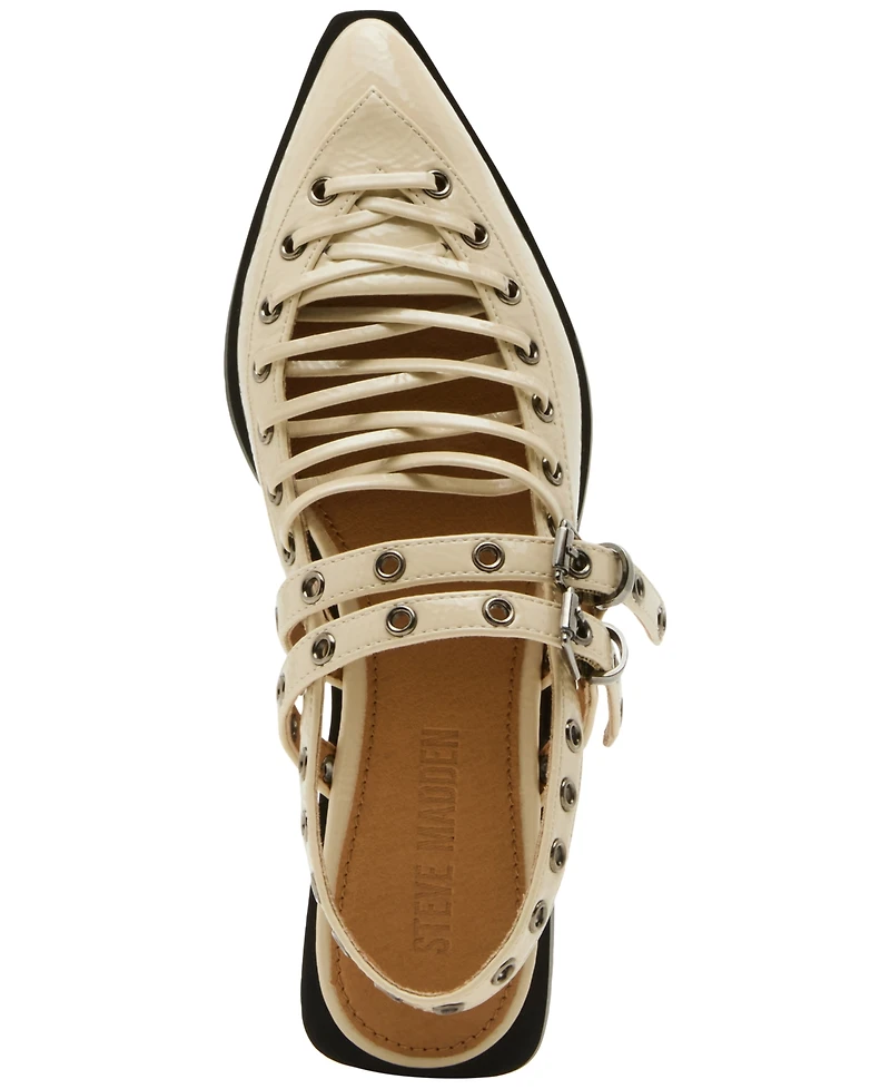 Steve Madden Women's Galanti Studded Slingback Flats