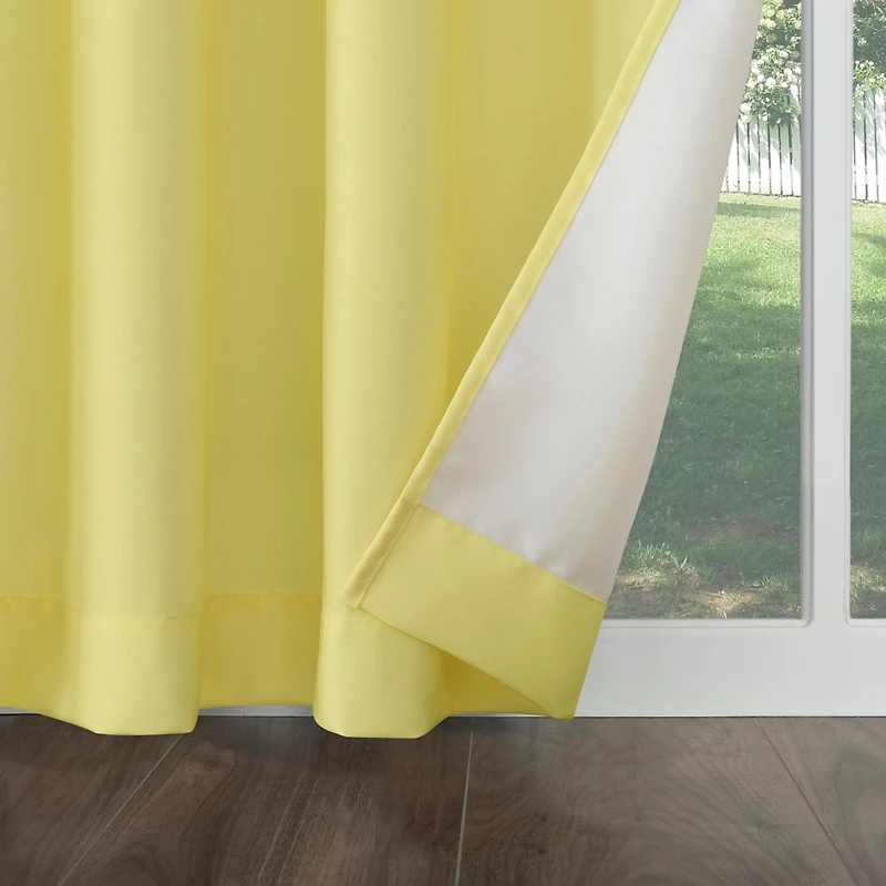 Daylin Woven Semi-Sheer Grommet Curtain Panel