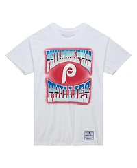 Mitchell & Ness Men's White Philadelphia Phillies Stateside Pastel T-Shirt