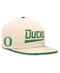Nike Men's Natural Oregon Ducks Primetime True Performance Fitted Hat