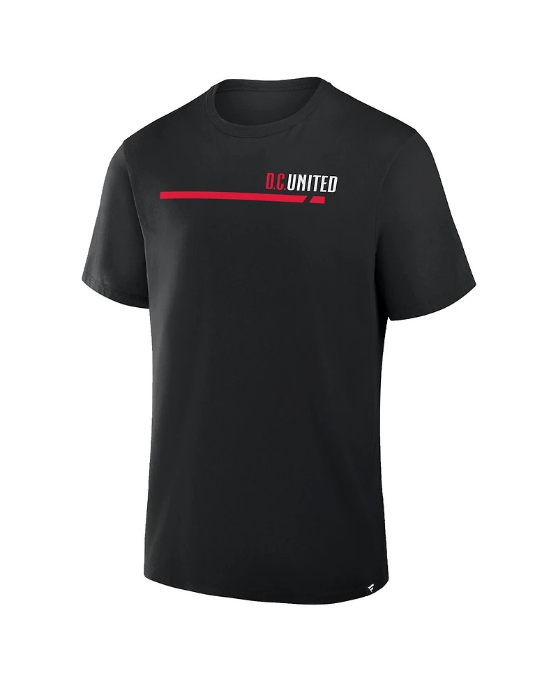 Fanatics Men's Black D.c. United Corner Kick Legacy Cotton T-Shirt