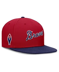 Nike Men's Red Atlanta Braves True Performance Fitted Hat