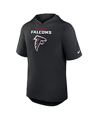 Nike Men's Black Atlanta Falcons Lockup Tri-Blend Hoodie T-Shirt