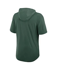 Nike Men's Green Bay Packers Lockup Tri-Blend Hoodie T-Shirt