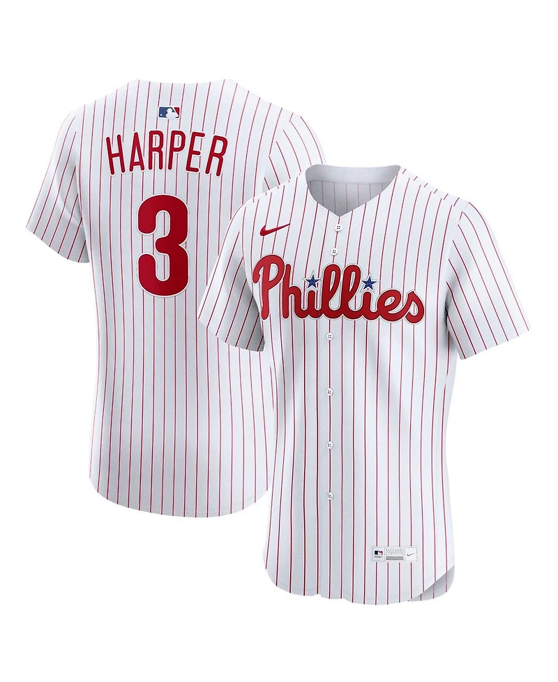 Nike Men's Bryce Harper White Philadelphia Phillies Home Elite Jersey