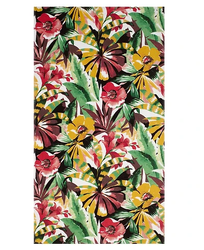 Nicole Miller Aria Cotton Floral Beach Towel, 68" x 36"