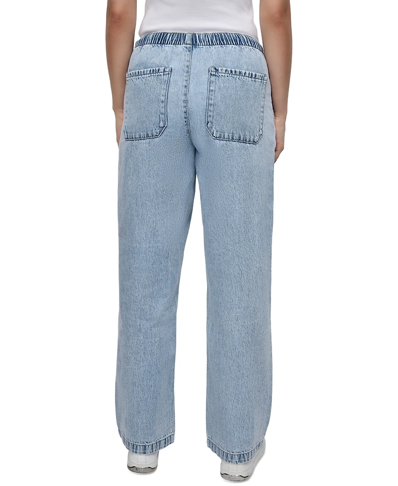 Dkny Jeans Women's High Rise Drawstring-Waist Cotton - RFN