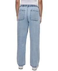 Dkny Jeans Women's High Rise Drawstring-Waist Cotton - RFN