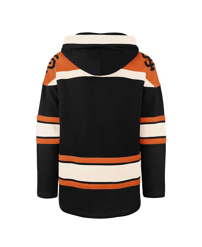 '47 Brand Men's Black San Francisco Giants Superior Lacer Pullover Hoodie