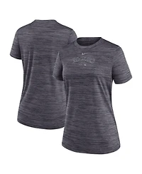 Nike Women's Black Colorado Rockies Authentic Collection Velocity Performance T-Shirt