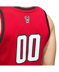 Adidas Men's 00 Red Nc State Wolfpack Replica Swingman Jersey
