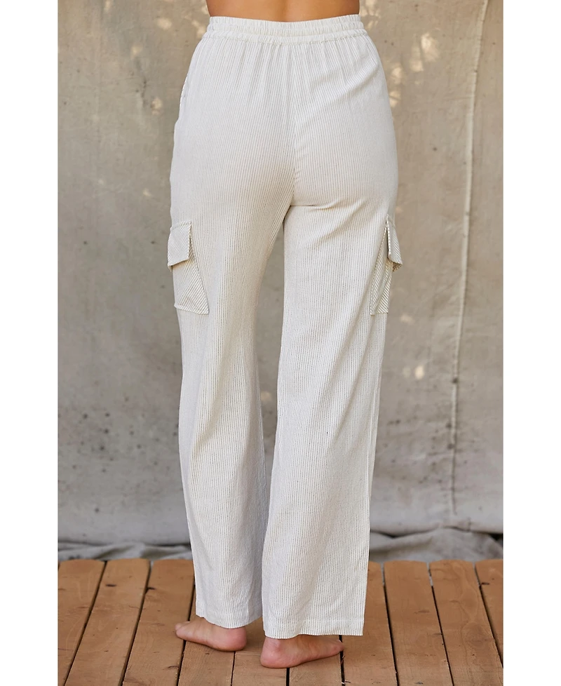 Crescent Women's Yanni Pinstripe Pants