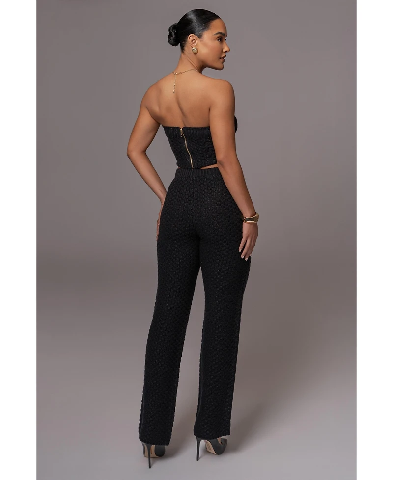 Jluxlabel Women's Beige Madison Knit Pants