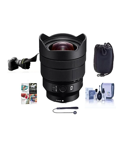 Sony Fe 12-24mm f/4 G E-Mount Lens - Bundle With Lens Pouch, Flex Lens Shade, Cleaning Kit, Capleash Ii, Software Package