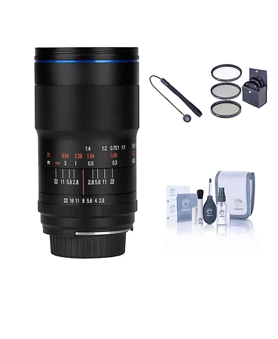 Venus Laowa 100mm f/2.8 2X Ultra Macro Apo Lens for L Mount, Bundle with ProOptic 67mm Filter Kit, Cleaning Kit, Lens Cap Tether
