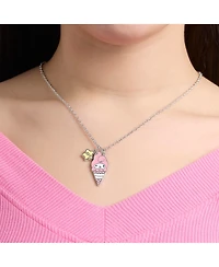 Hello Kitty Best Friends Ice Cream Cone Necklace Set for Kids - Fun & Stylish Jewelry Gift