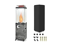 41 000 Btu Propane Patio Heater with Metal Hood