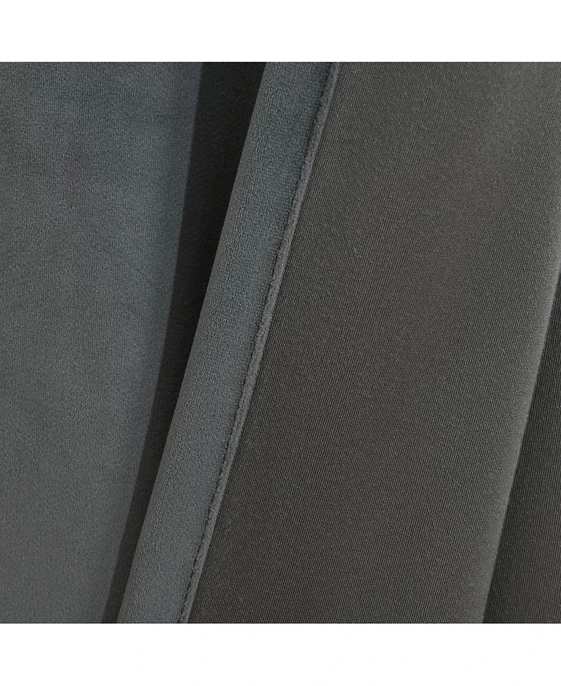 Heavyweight Velvet Grommet Curtain Panels (Set of 2