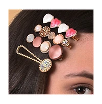 Sohi Women's Embellished Hairpin Set