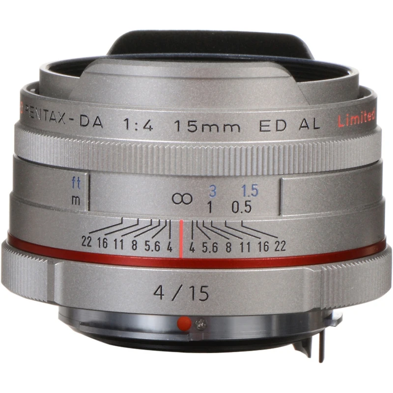Pentax Smcp-da 15mm f/4 Ed Al Hd Lens for Dslr Cameras, Silver
