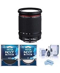 Pentax Hd Pentax-da 16-85mm f/3.5-5.6 Ed Dc Wr Lens, Bundle with Hoya 77mm Uv and Cpl Filters