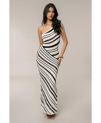 Jluxlabel Women's Sanibel Ruched Maxi Knit Dress