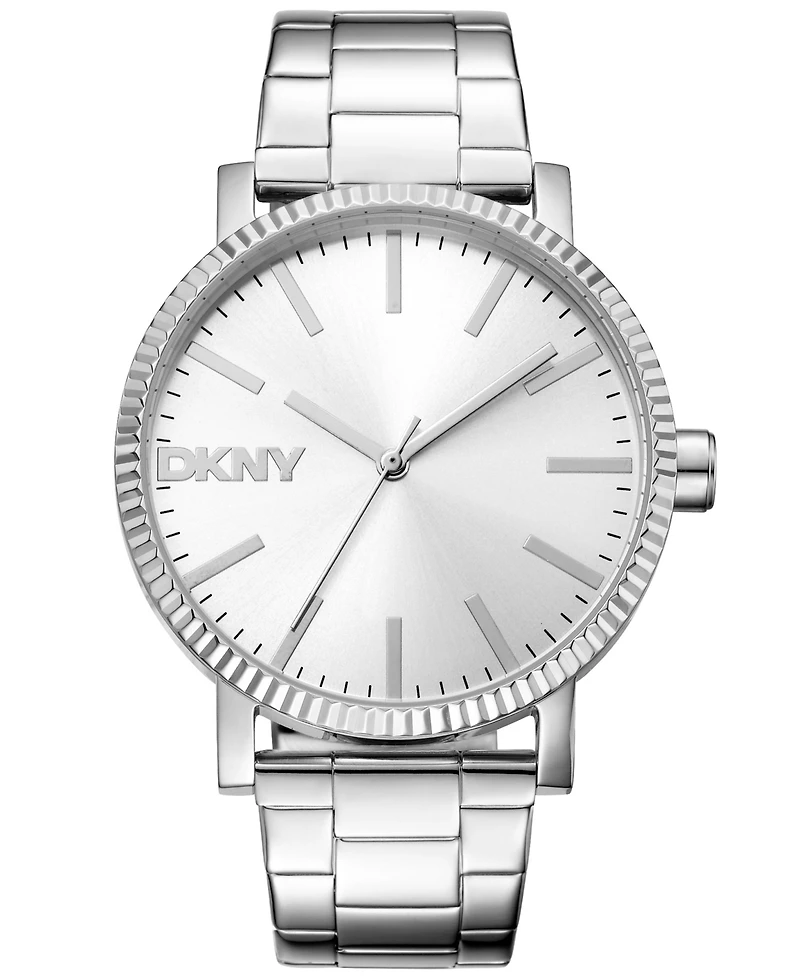 Dkny Women's Soho Maxi Stainless Steel Bracelet Watch, 40mm