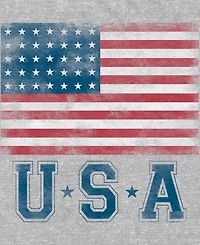 Fifth Sun Men's Usa Two Star Flag 2 Short Sleeve T-Shirt