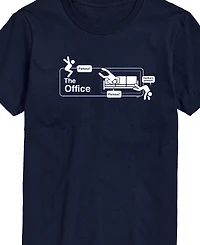 Airwaves Men's The Office Logo Short Sleeve T-Shirt