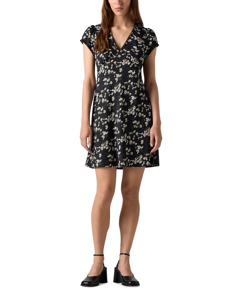 Levi's Women's Myla Printed Short-Sleeve Mini Dress