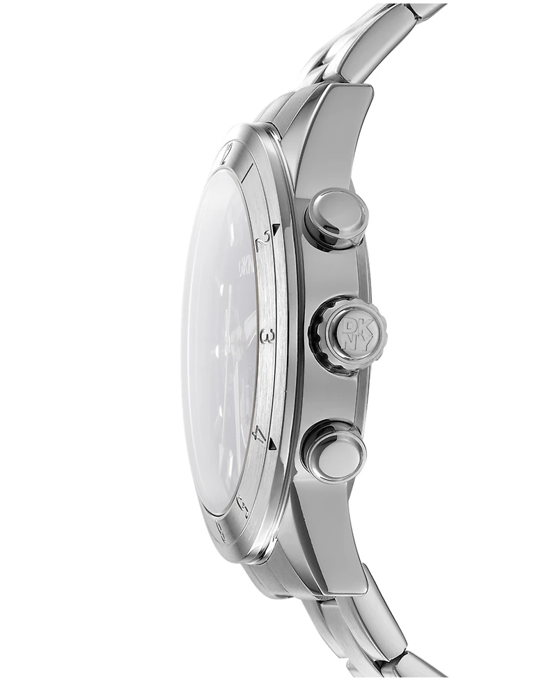 Dkny Men's Bryant Park Chronograph Stainless Steel Bracelet Watch, 44mm