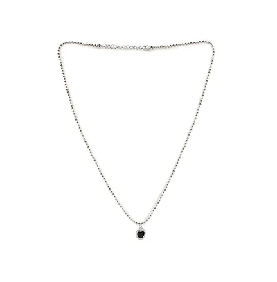 Sohi Women's Silver Plated Designer Necklace