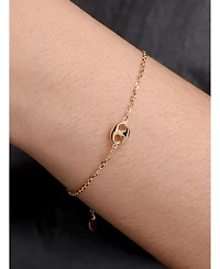 Devata Mariner Chain Bracelet in 14K Gold, 6.5 in adj to 7.5 in, approx. 2.7 grams.