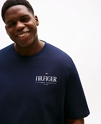 Tommy Hilfiger Men's Big & Tall Short Sleeve Crewneck Stack Logo T-Shirt