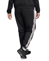 adidas Plus Size Tricot 3-Stripes Track Pants