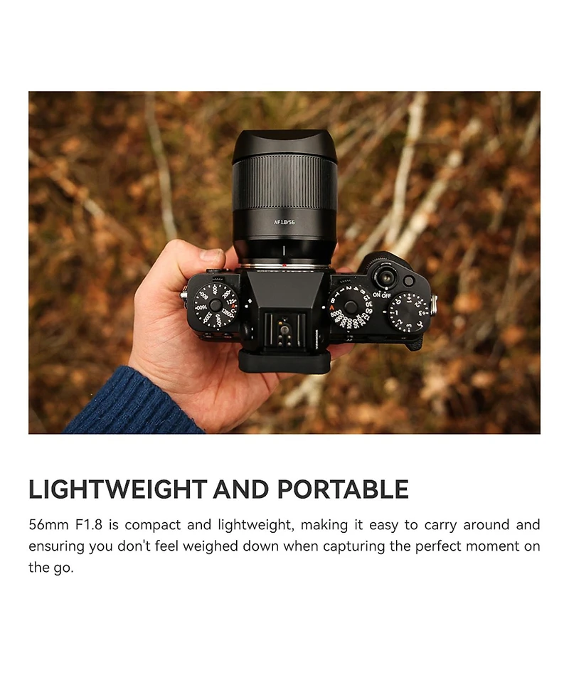 TTArtisan TTArtisan Aps-c AF56mm F1.8 Lens for Fuji, Black