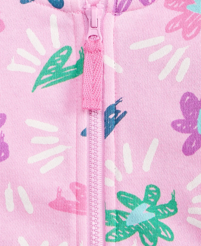 Epic Threads Toddler Girls Graffiti-Print Zip Hoodie, Exclusively at Macy's