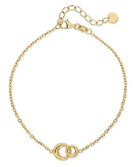 Devata Love Knot Chain Bracelet in 14K Gold, 6.5 in adj to 7.5 in, approx. 2.7 grams.