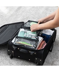 Bumkins Rich and Bougee Clear Travel Bags, 3 Pack