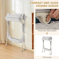 Costway Baby Diaper Changing Table Folding Newborn Nursery Organizer