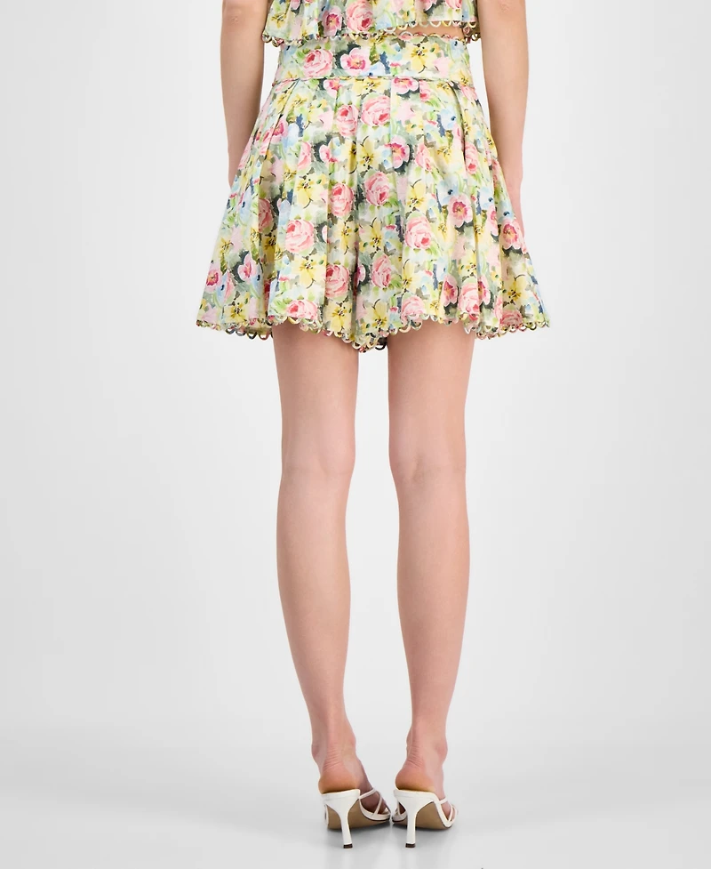 En Saison Women's Cairo Floral-Print Shorts
