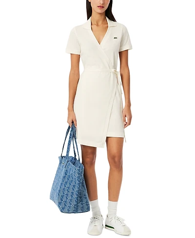 Lacoste Usa Women's Polo Wrap Dress
