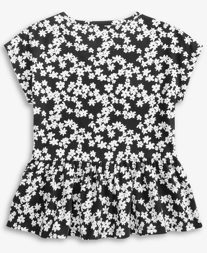 Epic Threads Little & Big Girls Susie Floral Peplum Top, Exclusively at Macy's