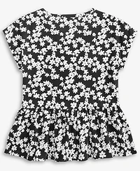 Epic Threads Little & Big Girls Susie Floral Peplum Top, Exclusively at Macy's