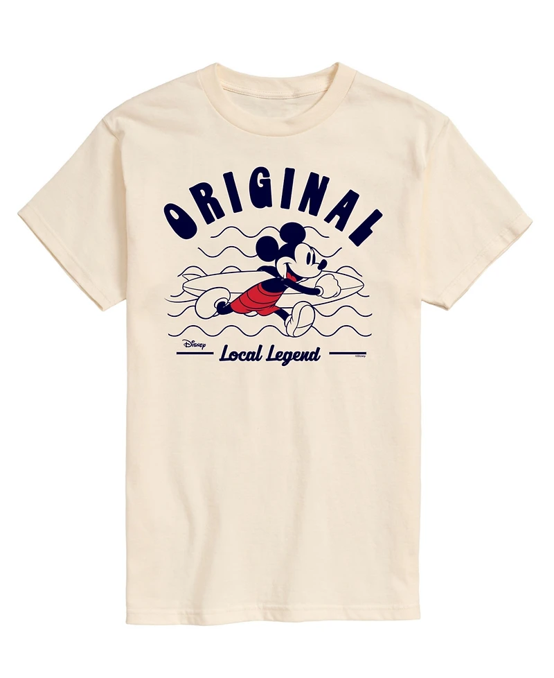 Airwaves Men's Disney Mickey's Original Local Legend Short Sleeve T-Shirt