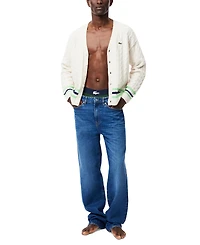 Lacoste Men's 3-Pack Regular-Fit Big Croc Logo Trunk Underwear