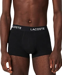 Lacoste Men's 5-Pack Regular-Fit Stretch Logo Band Trunk Underwear