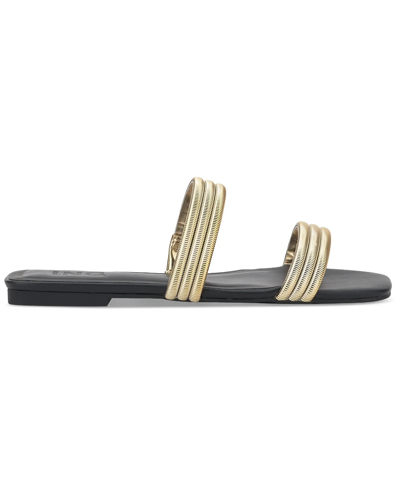 I.n.c. International Concepts Women's Panima Two-Band Flat Sandals, Exclusively at Macy's